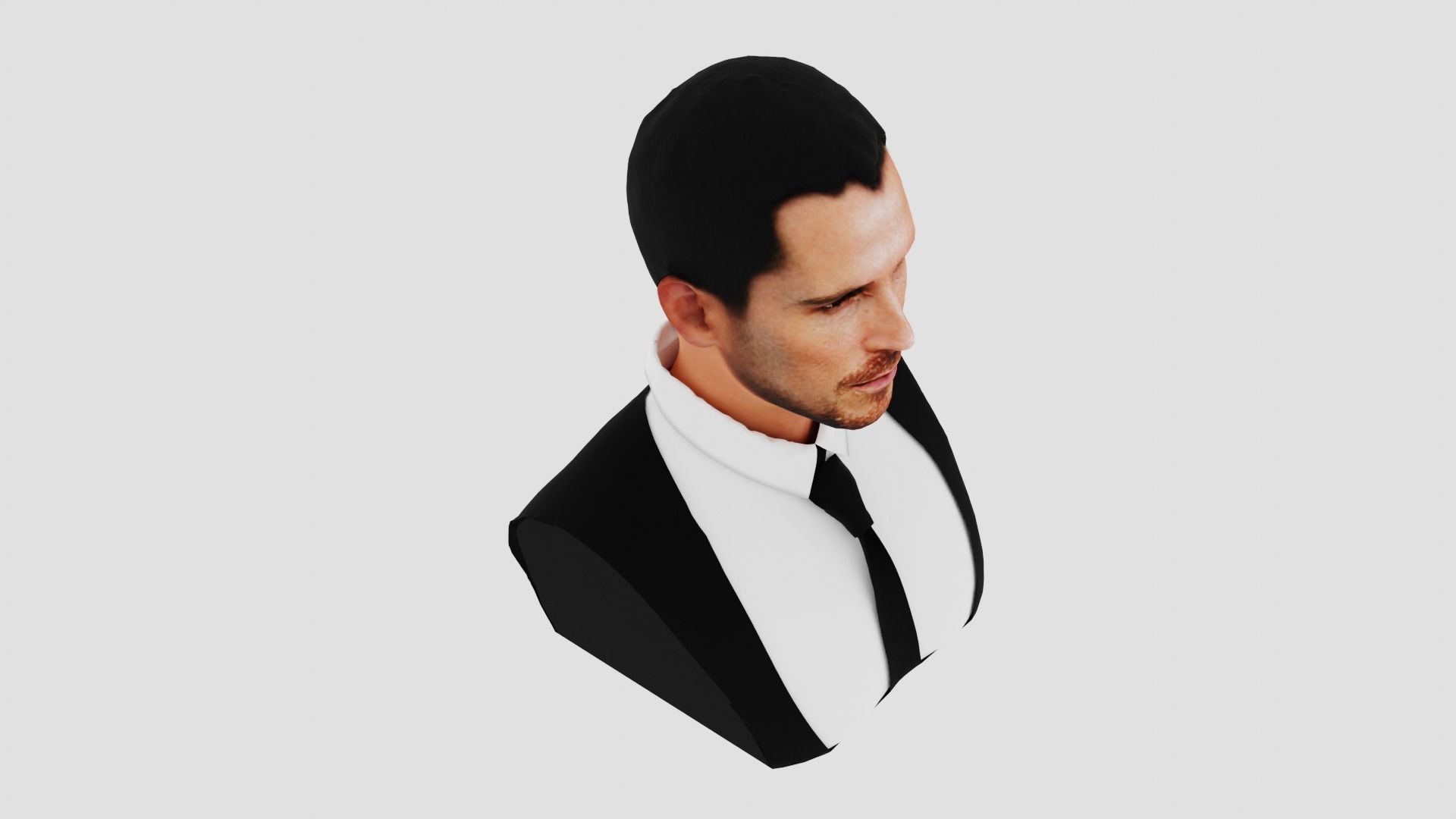 Christian Bale 3D print model_3