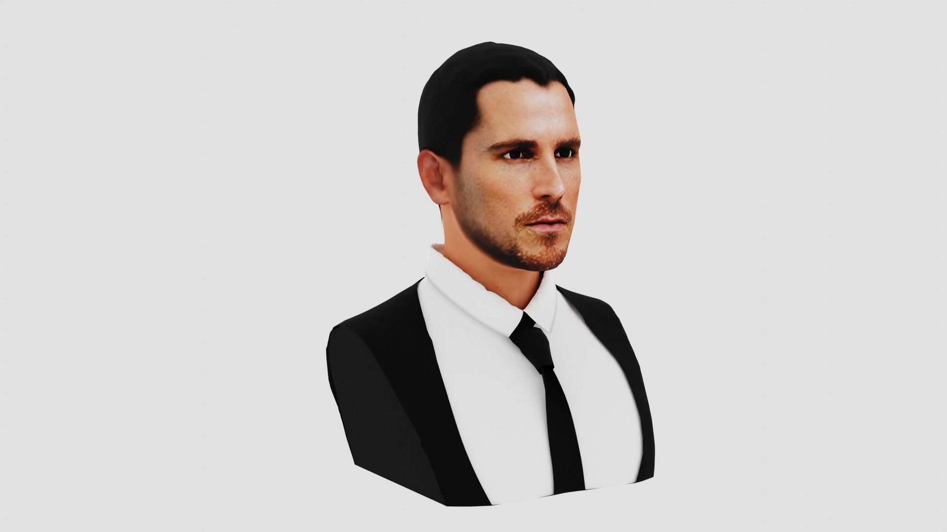 Christian Bale 3D print model_6