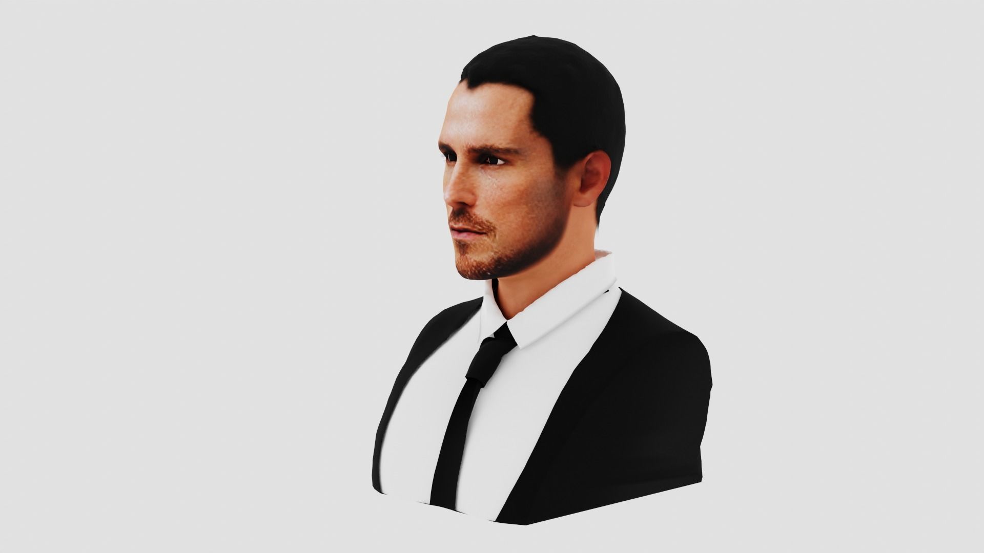 Christian Bale 3D print model_7