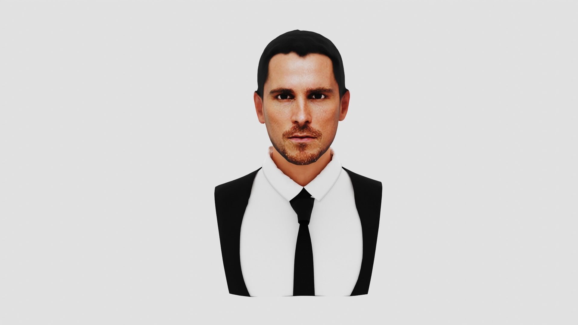Christian Bale 3D print model_1