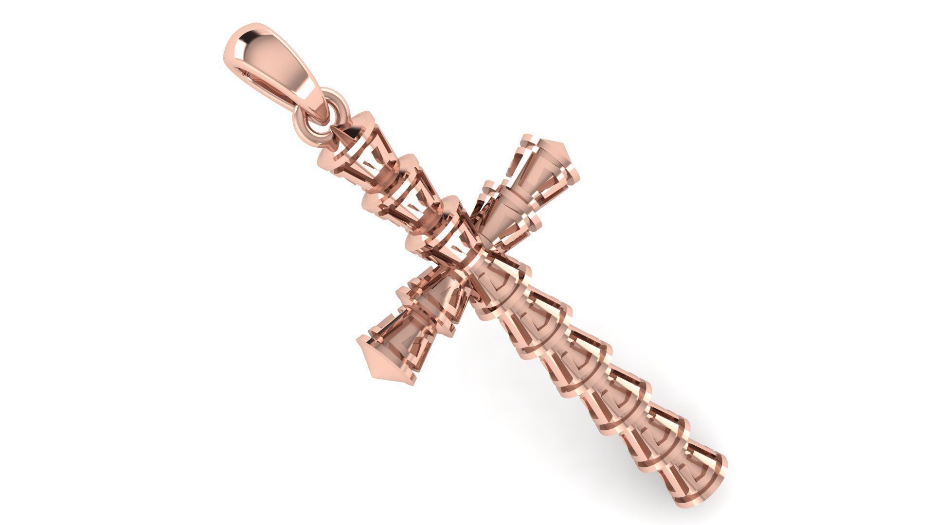 CROSS PENDANT CR149 3D print model_2