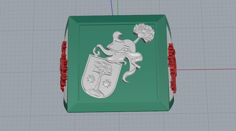 Ring Model 1699 3D print model_3