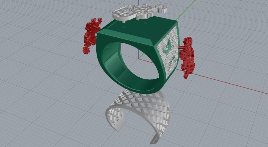 Ring Model 1699 3D print model_7