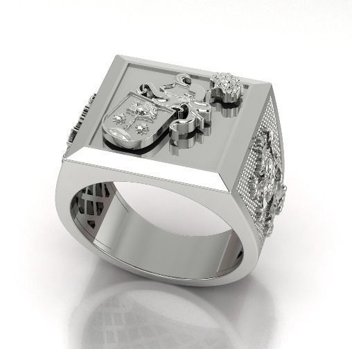 Ring Model 1699 3D print model_1