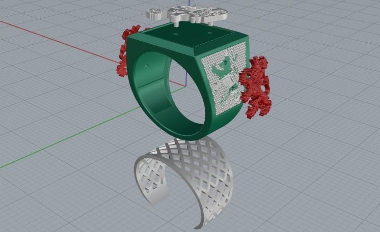 Ring Model 1699 3D print model_8