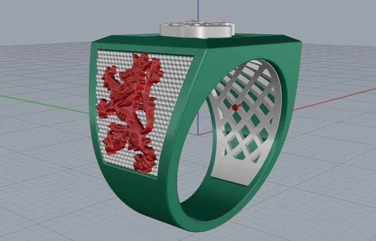 Ring Model 1699 3D print model_5