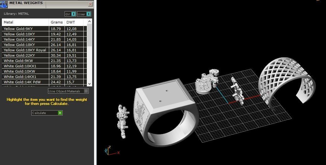 Ring Model 1699 3D print model_12
