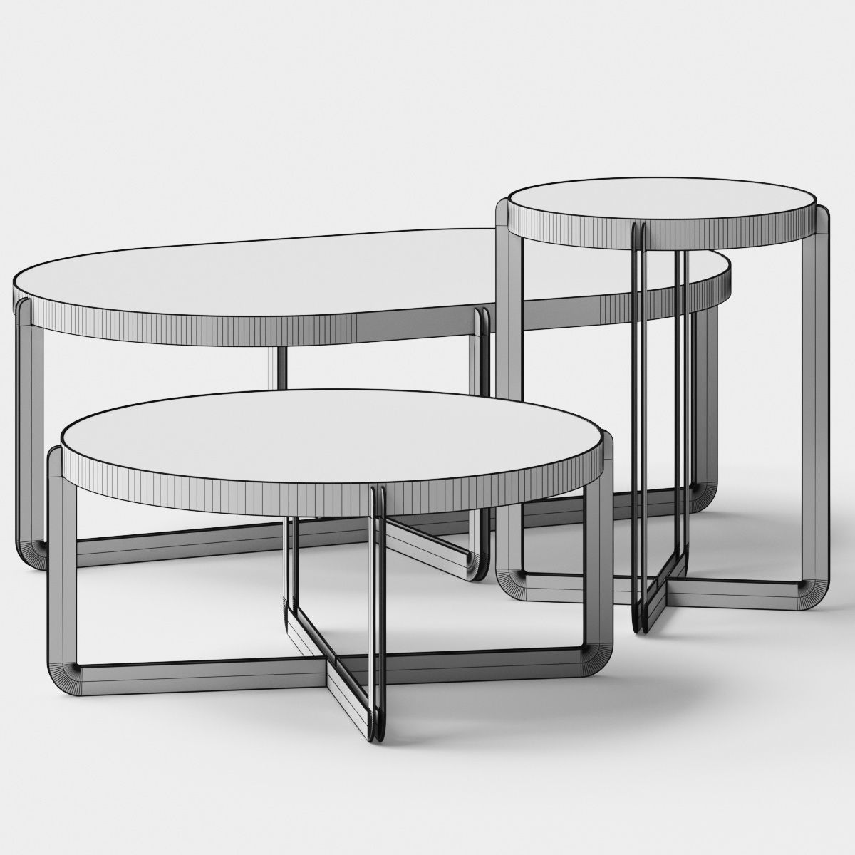 banne Centre Coffee Tables 3D model_1
