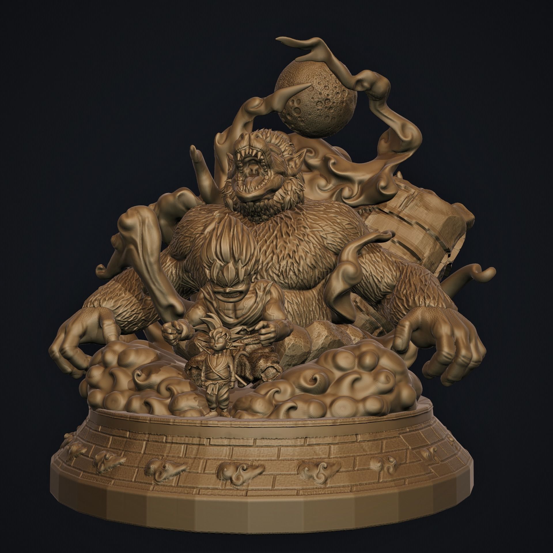 GOKU TRANSFORMACION TRANSFORMATION 3D print model_4