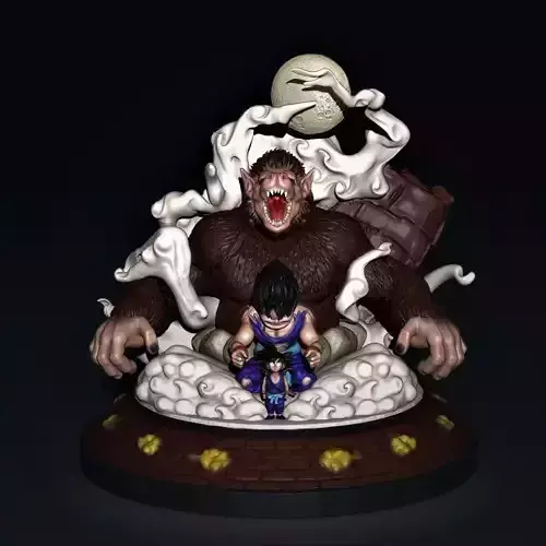 GOKU TRANSFORMACION TRANSFORMATION 3D print model