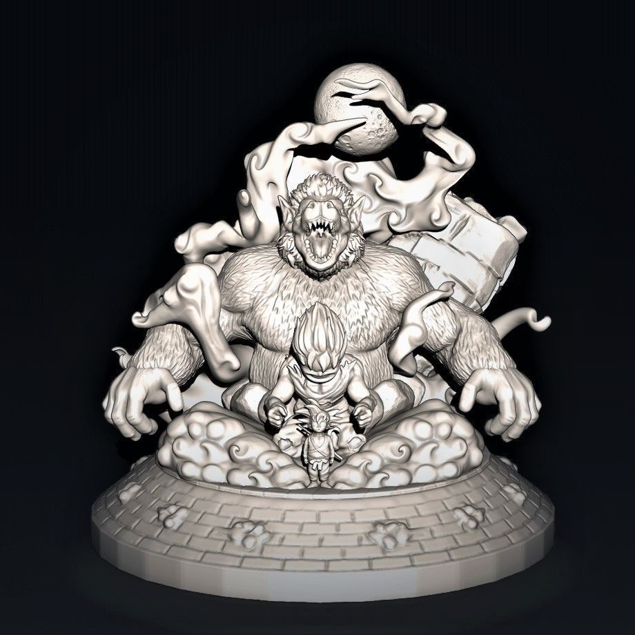 GOKU TRANSFORMACION TRANSFORMATION 3D print model_1