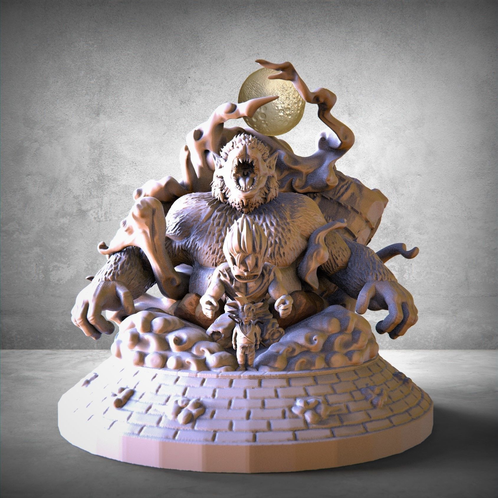 GOKU TRANSFORMACION TRANSFORMATION 3D print model_6