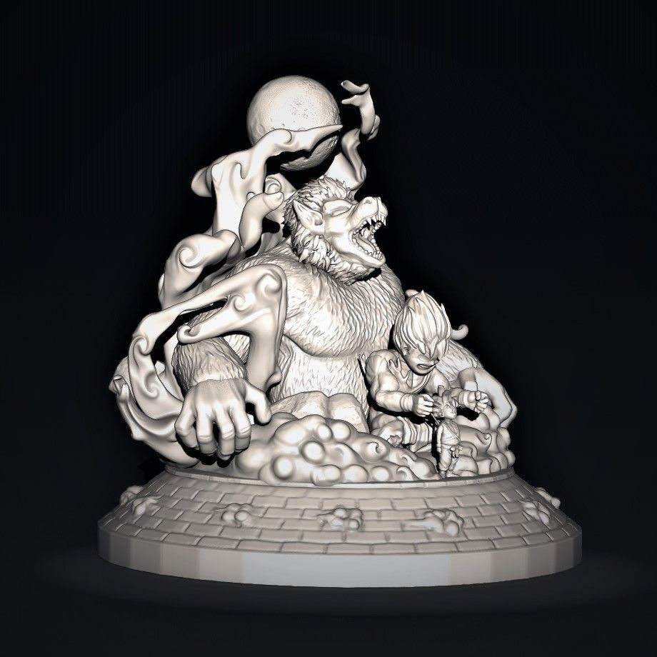 GOKU TRANSFORMACION TRANSFORMATION 3D print model_2