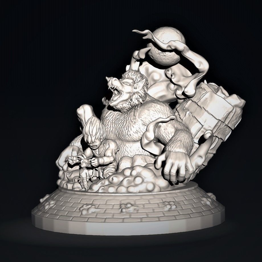 GOKU TRANSFORMACION TRANSFORMATION 3D print model_3