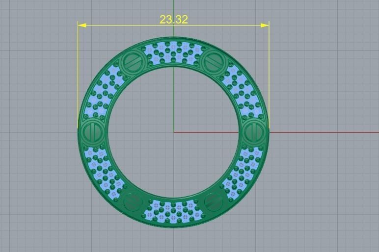 Pendant Model 1716 3D print model_6