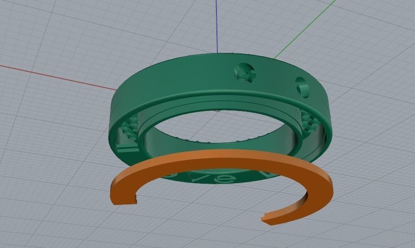 Pendant Model 1716 3D print model_5