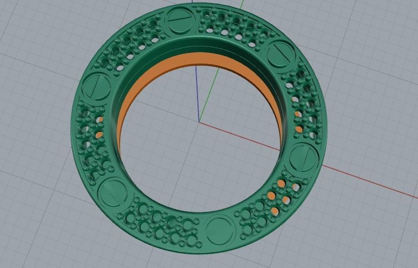 Pendant Model 1716 3D print model_3