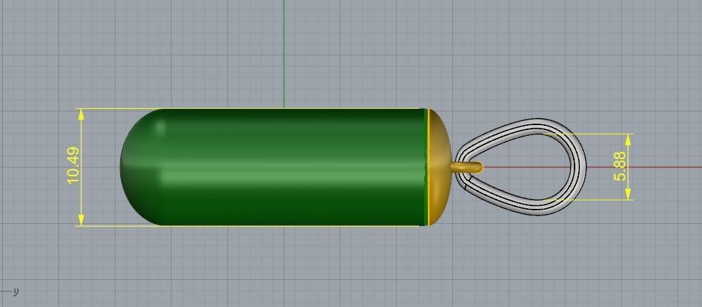 Pill box pendant Model 1709 3D print model_6