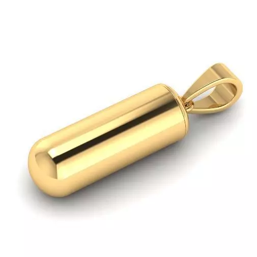 Pill box pendant Model 1709 3D print model_0