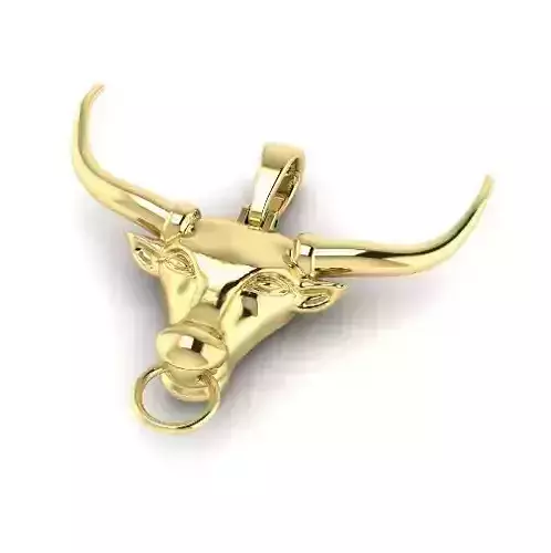 Bull head pendant Model 1724 3D print model
