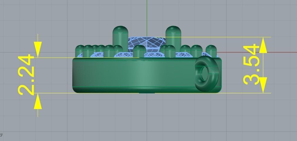 Pendant Model 1721 3D print model_6