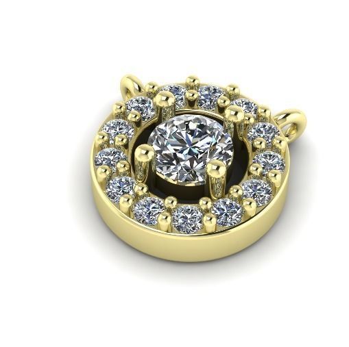 Pendant Model 1721 3D print model_1