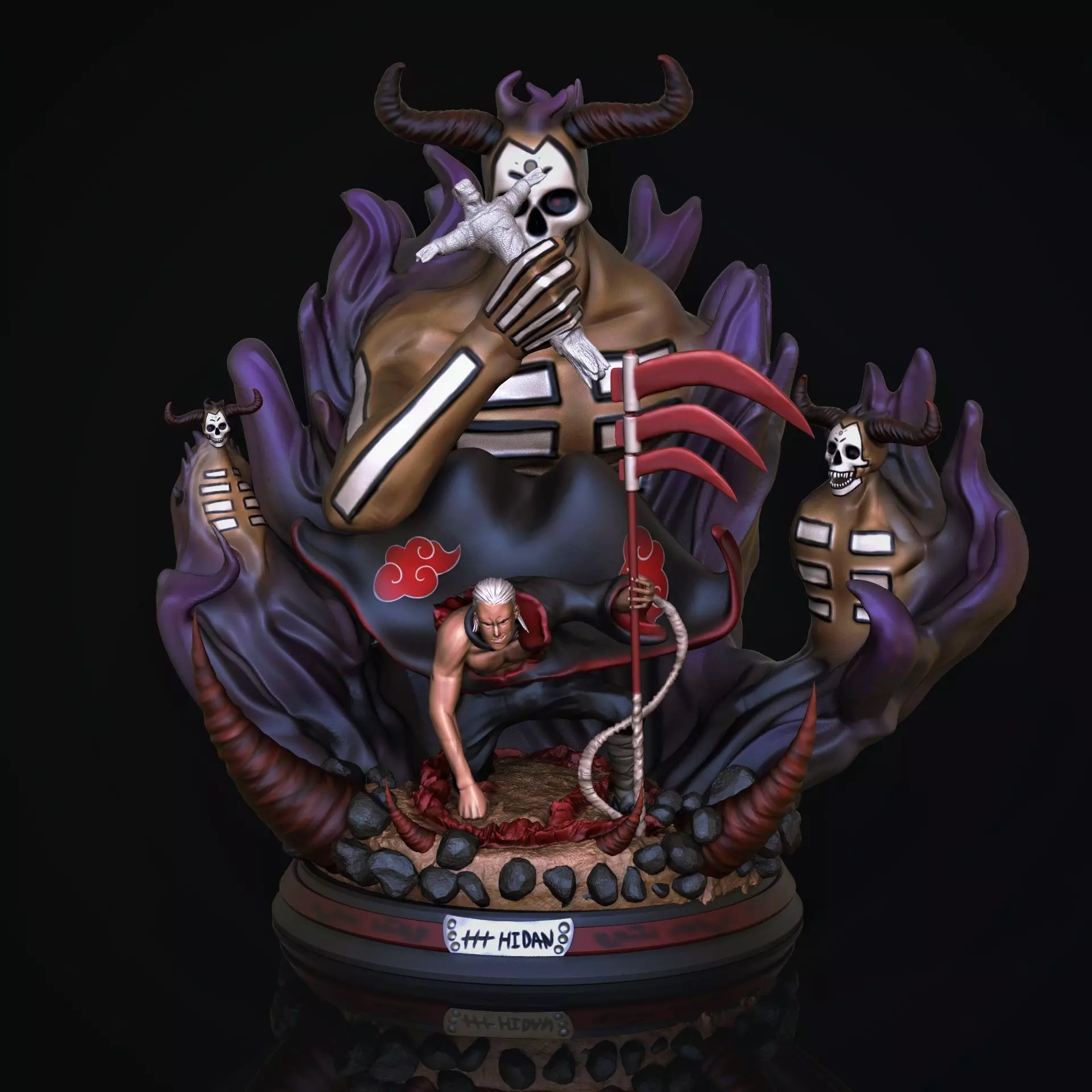 Hidan one piece statue 3D print model