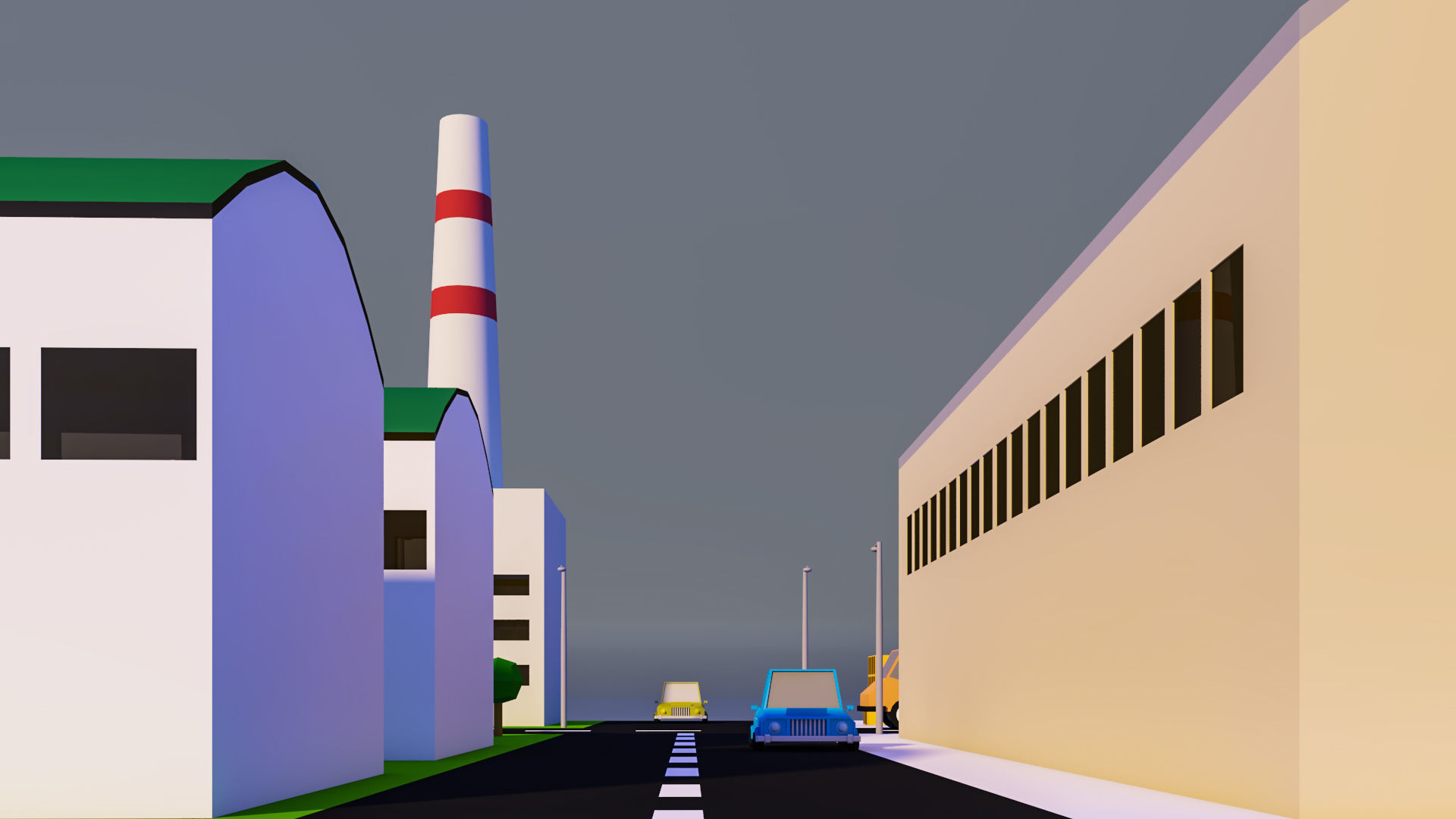 Low Poly factory- Low Poly Assets Low-poly 3D model Low-poly 3D model_6