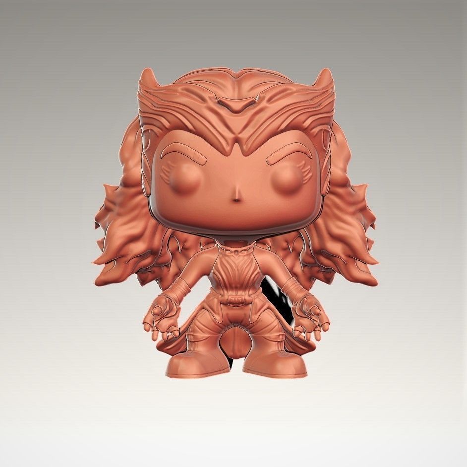 Wanda Vision Funko Scarlett Witch 3D print model_1