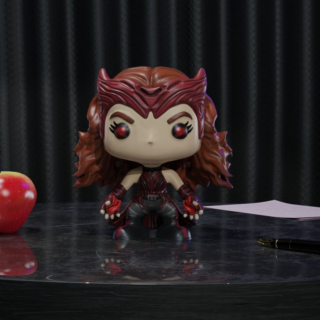 Wanda Vision Funko Scarlett Witch 3D print model_2