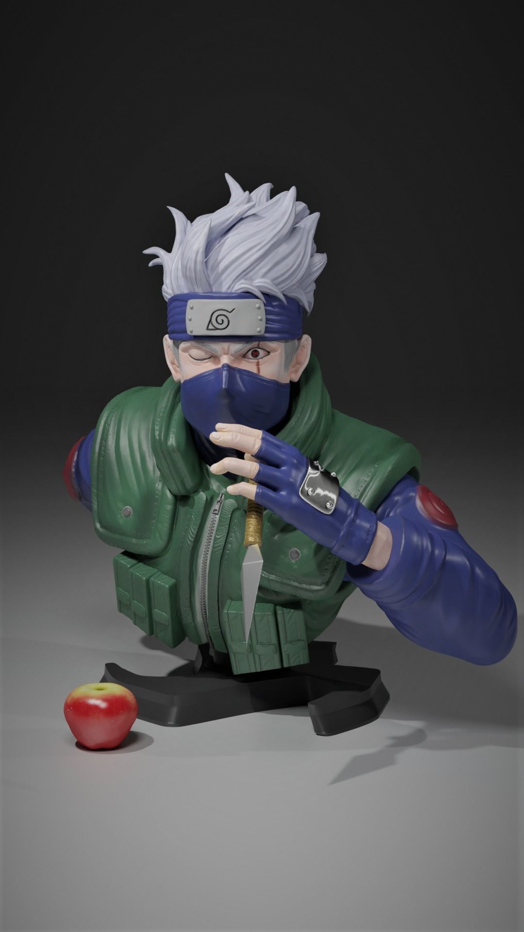 KAKASHI BUST 3D print model_5