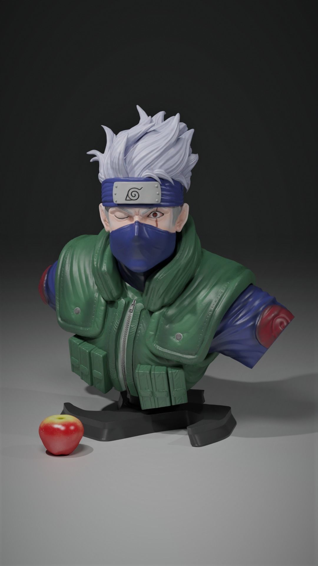 KAKASHI BUST 3D print model_6