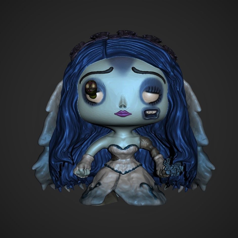Funko Emily Corpse Bride 3D print model_3
