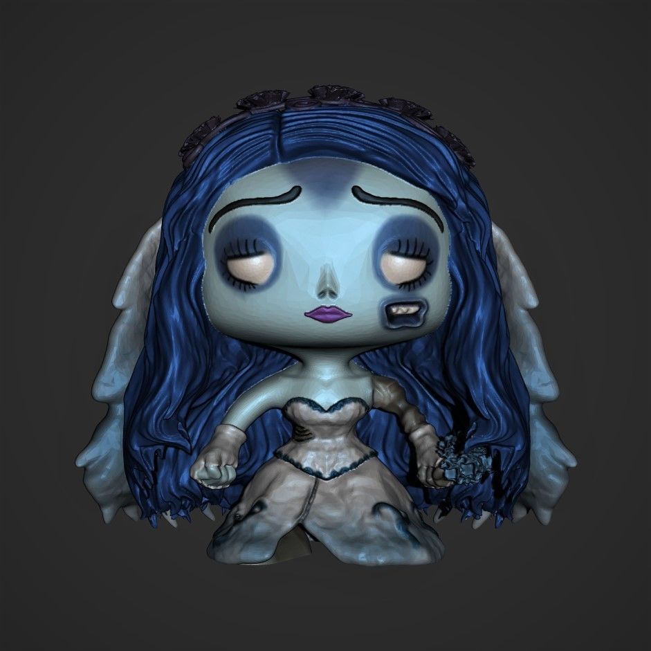 Funko Emily Corpse Bride 3D print model_2
