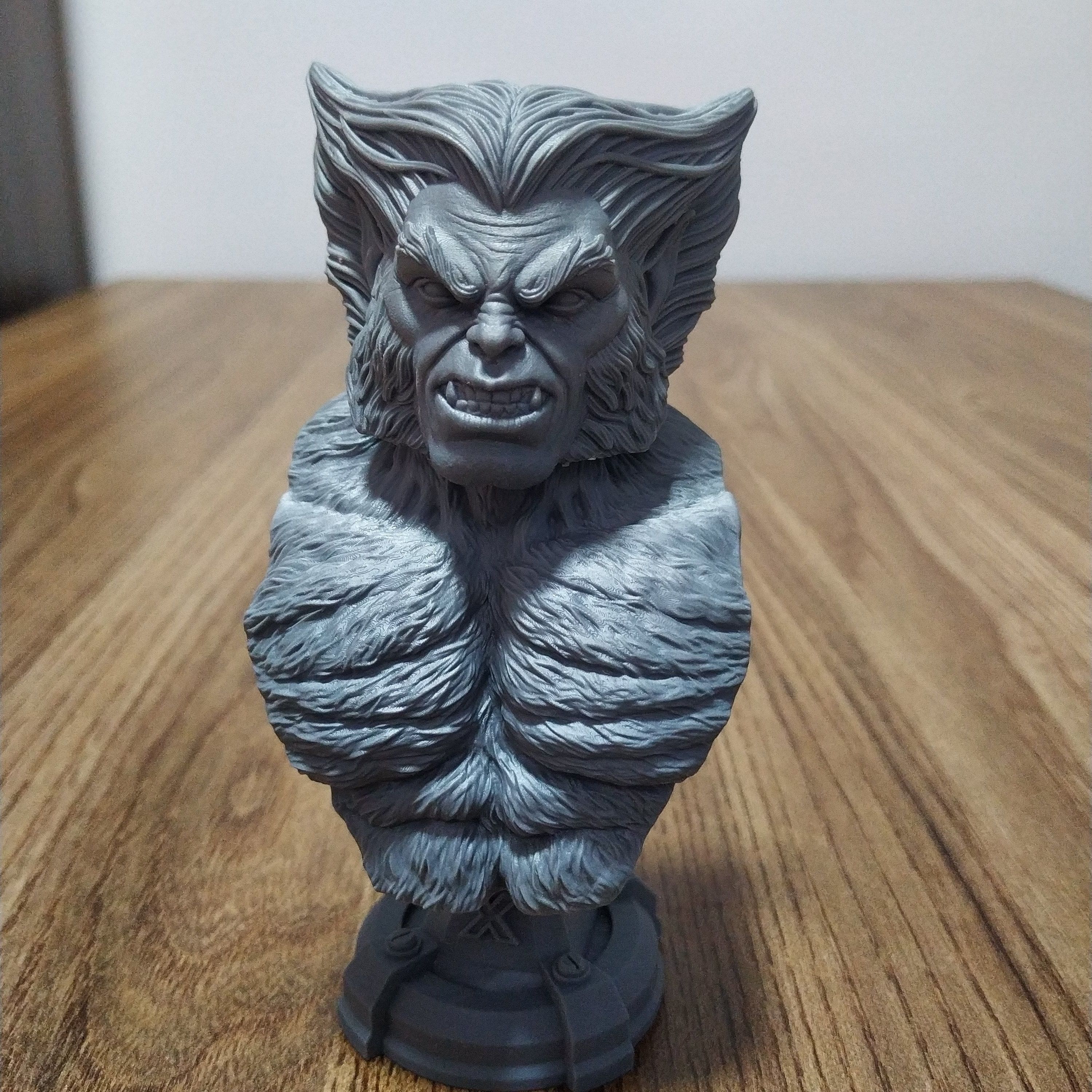 BEAST X-MEN BUST 3D print model_9