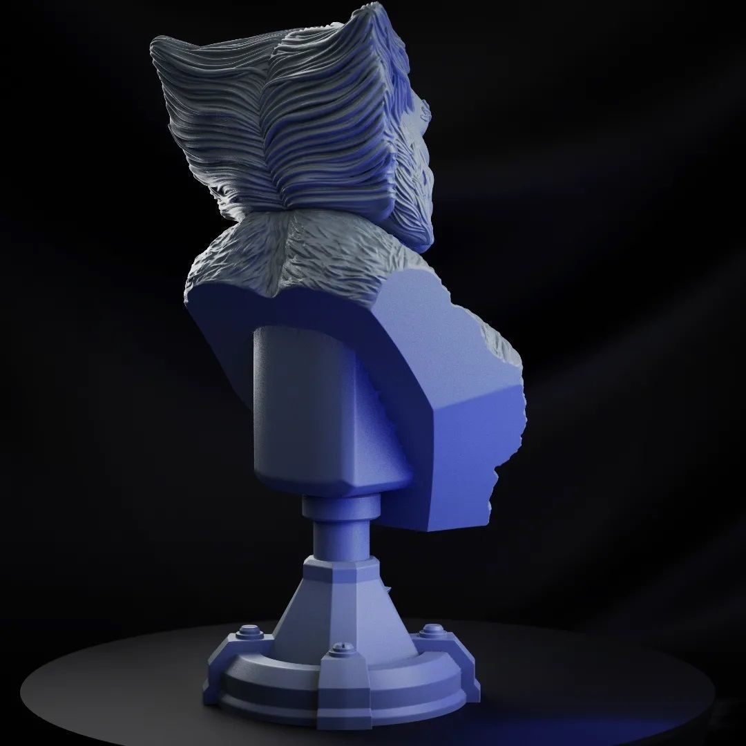 BEAST X-MEN BUST 3D print model_17