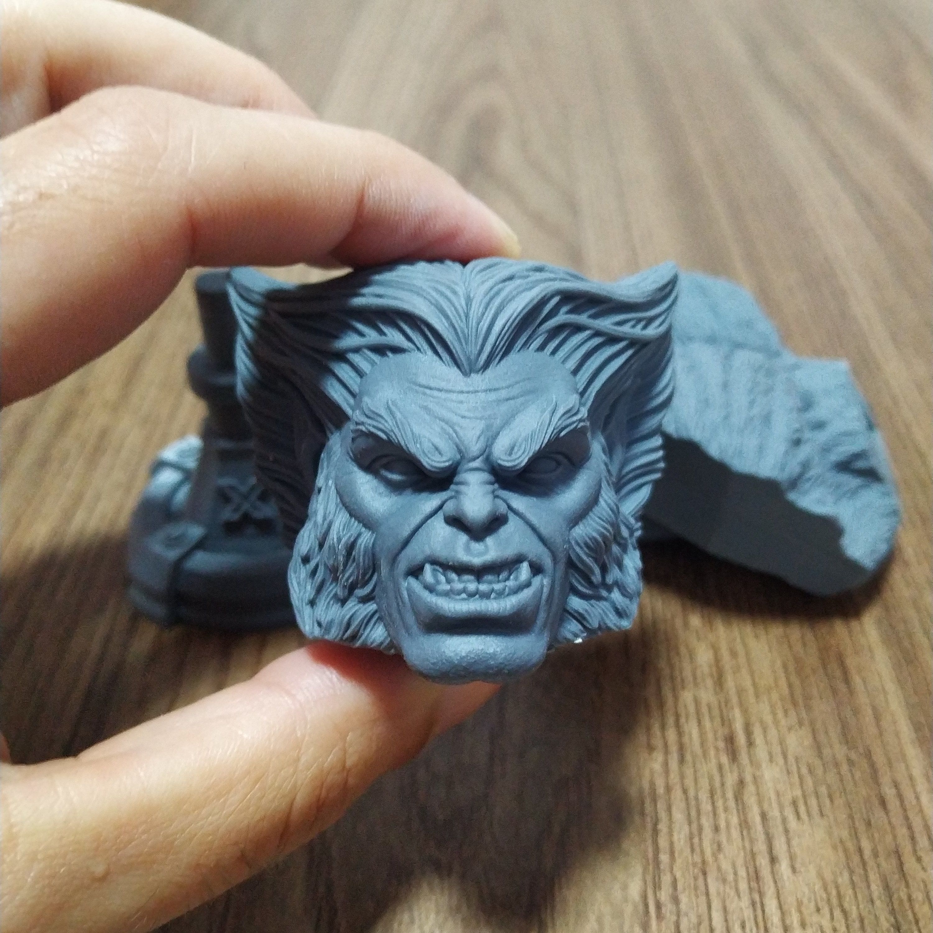 BEAST X-MEN BUST 3D print model_5