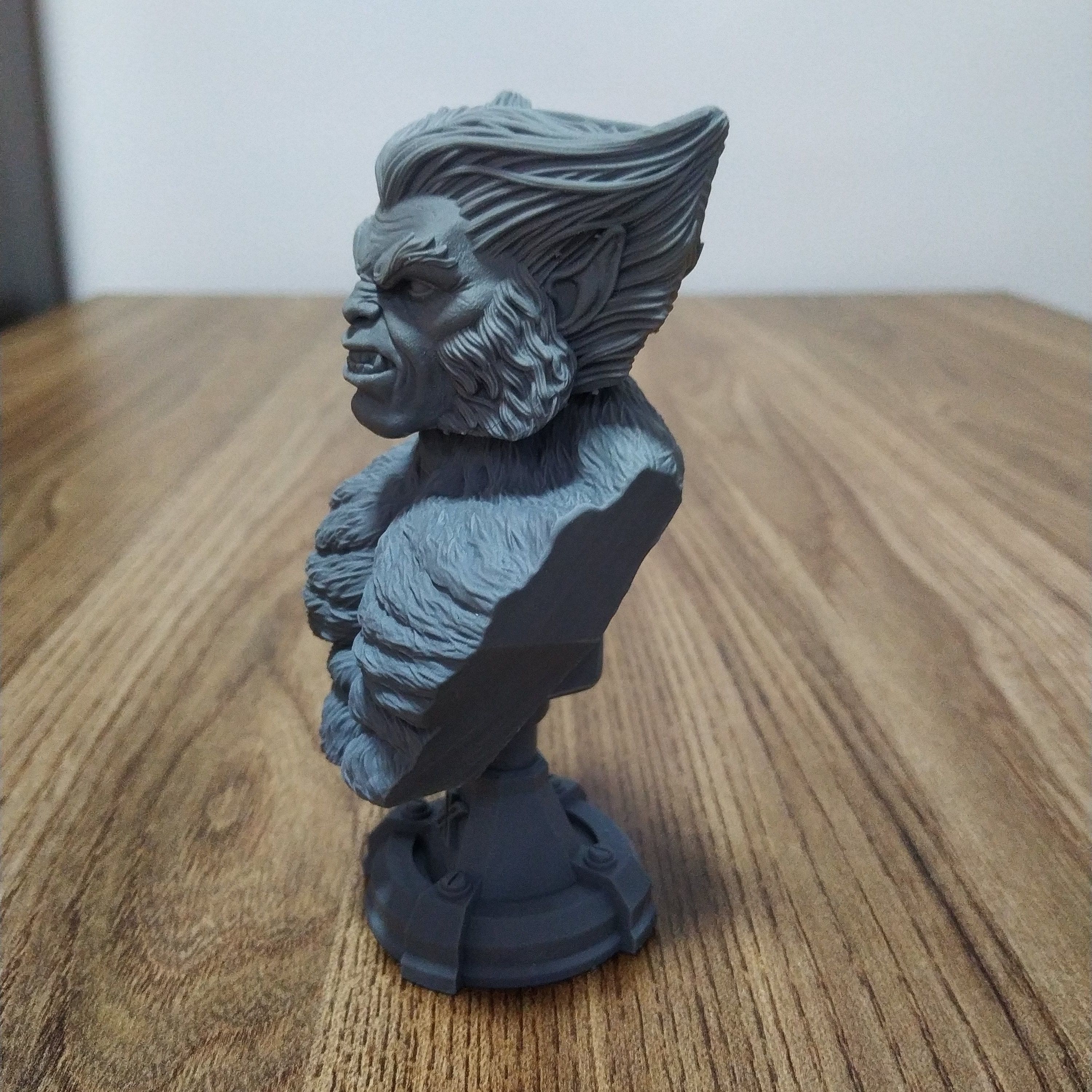 BEAST X-MEN BUST 3D print model_12