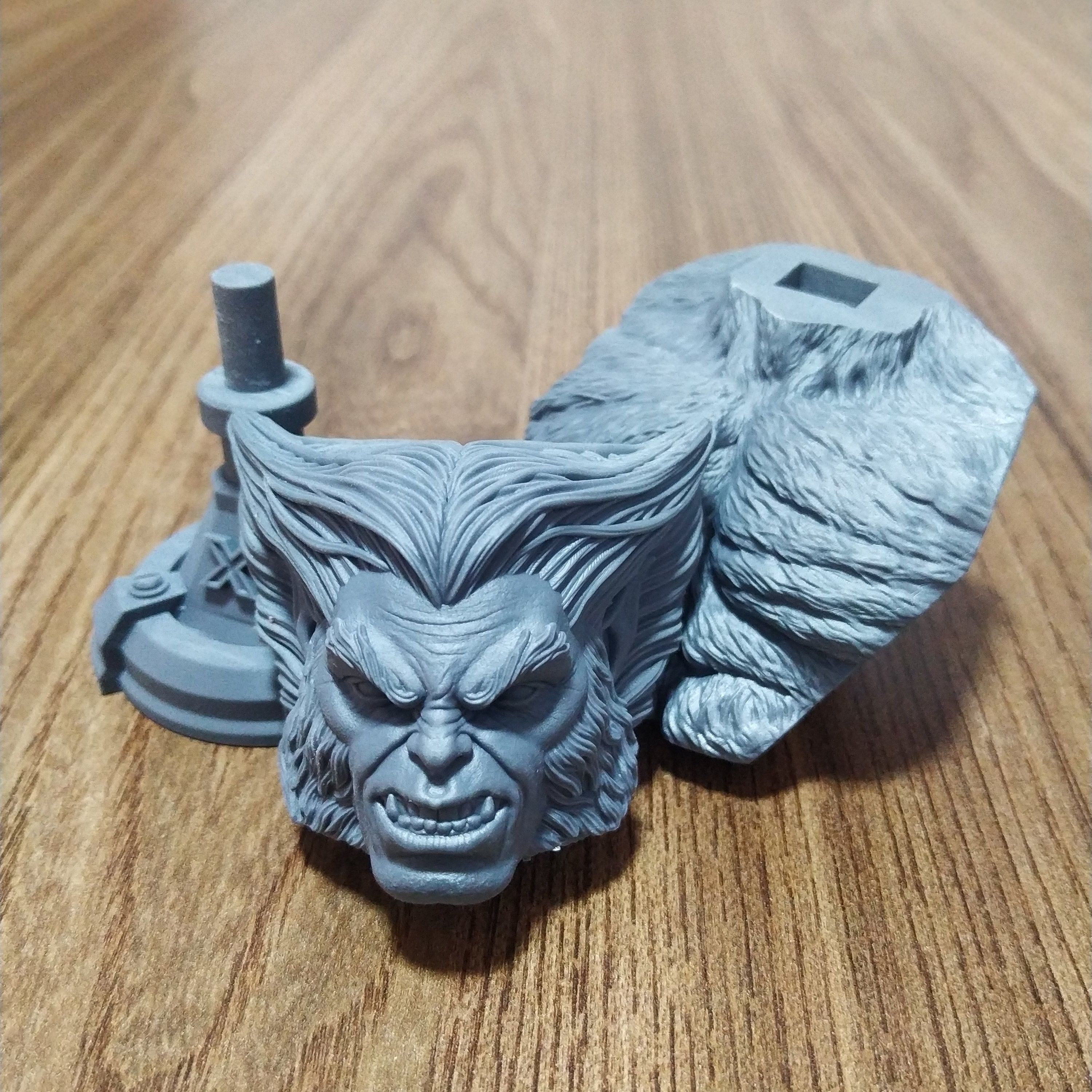 BEAST X-MEN BUST 3D print model_6