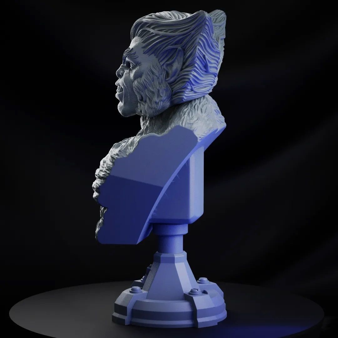 BEAST X-MEN BUST 3D print model_16