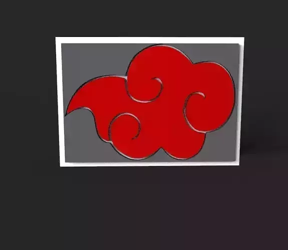Akatsuki logo 3D 3D print model