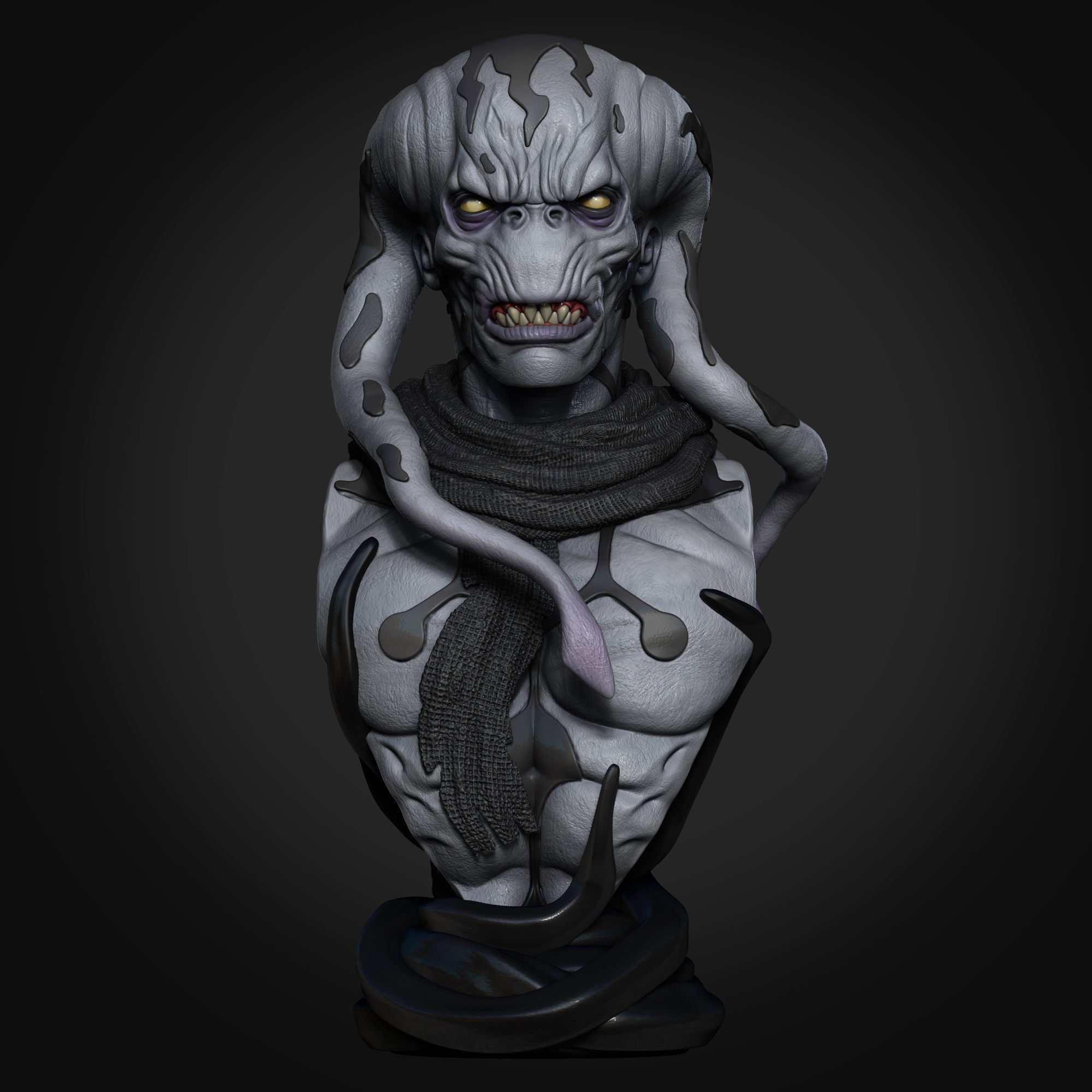 GORR COMICS BUST 3D print model_1
