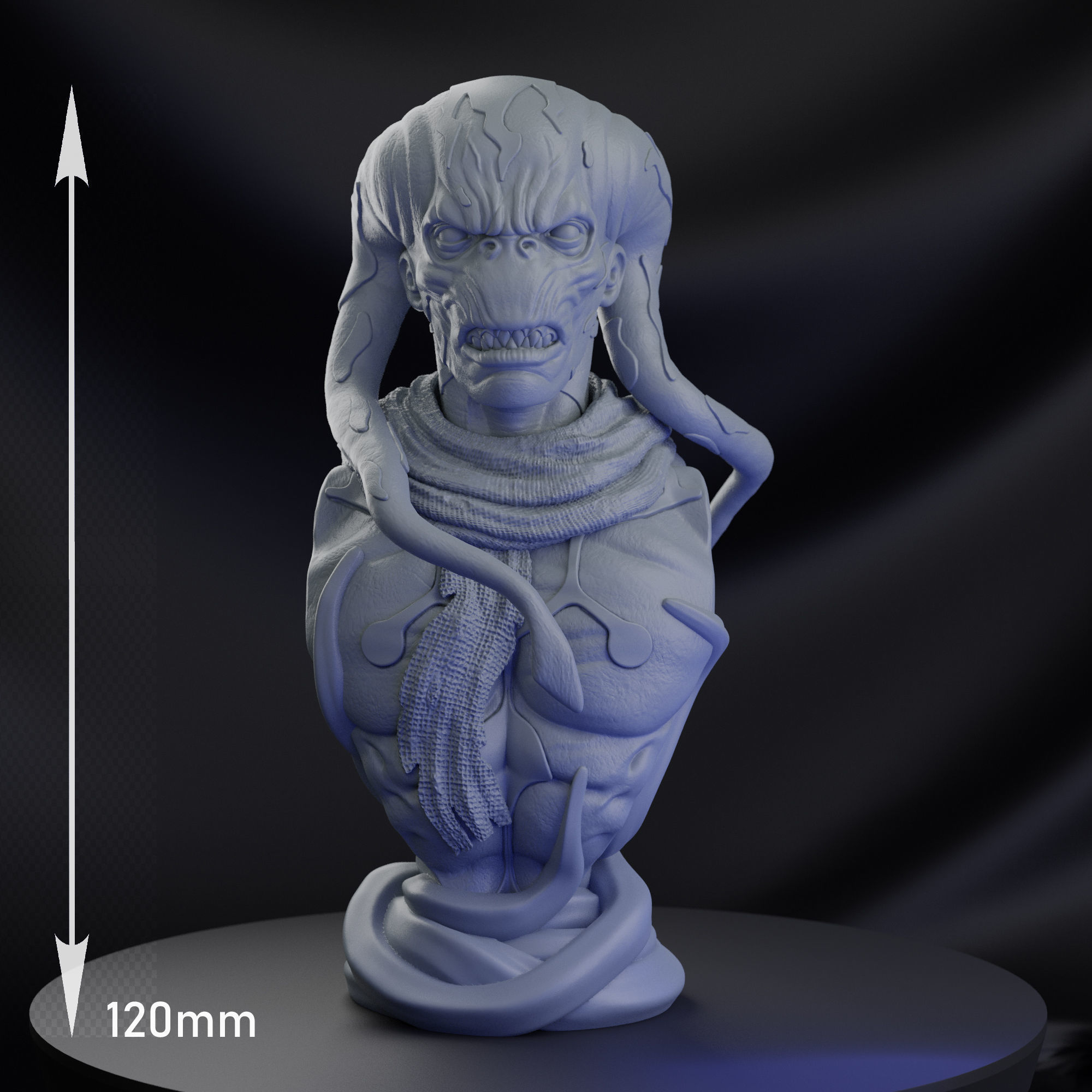 GORR COMICS BUST 3D print model_4