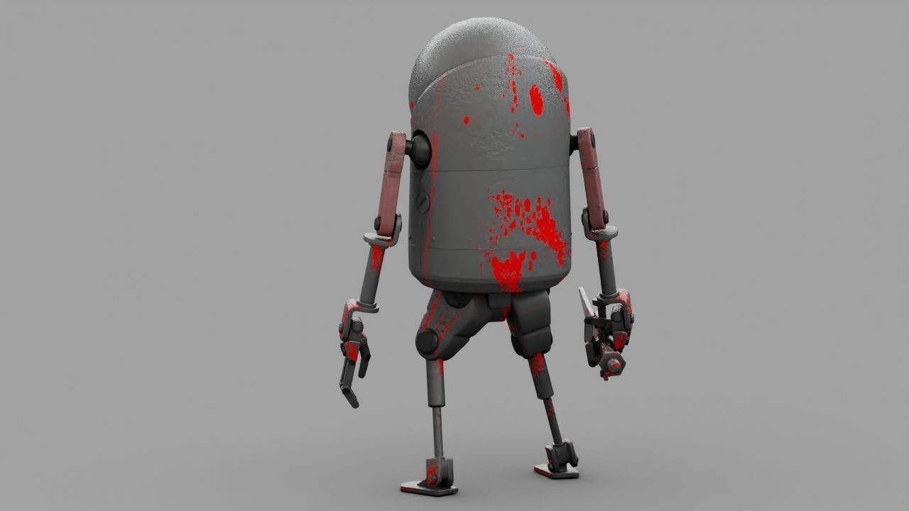 TOON KILLER rigged 3D model_6