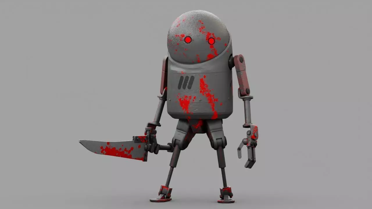 TOON KILLER rigged 3D model_0