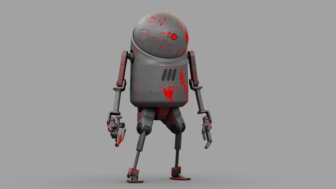 TOON KILLER rigged 3D model_11