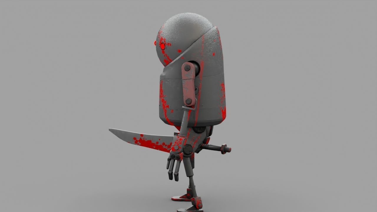 TOON KILLER rigged 3D model_4
