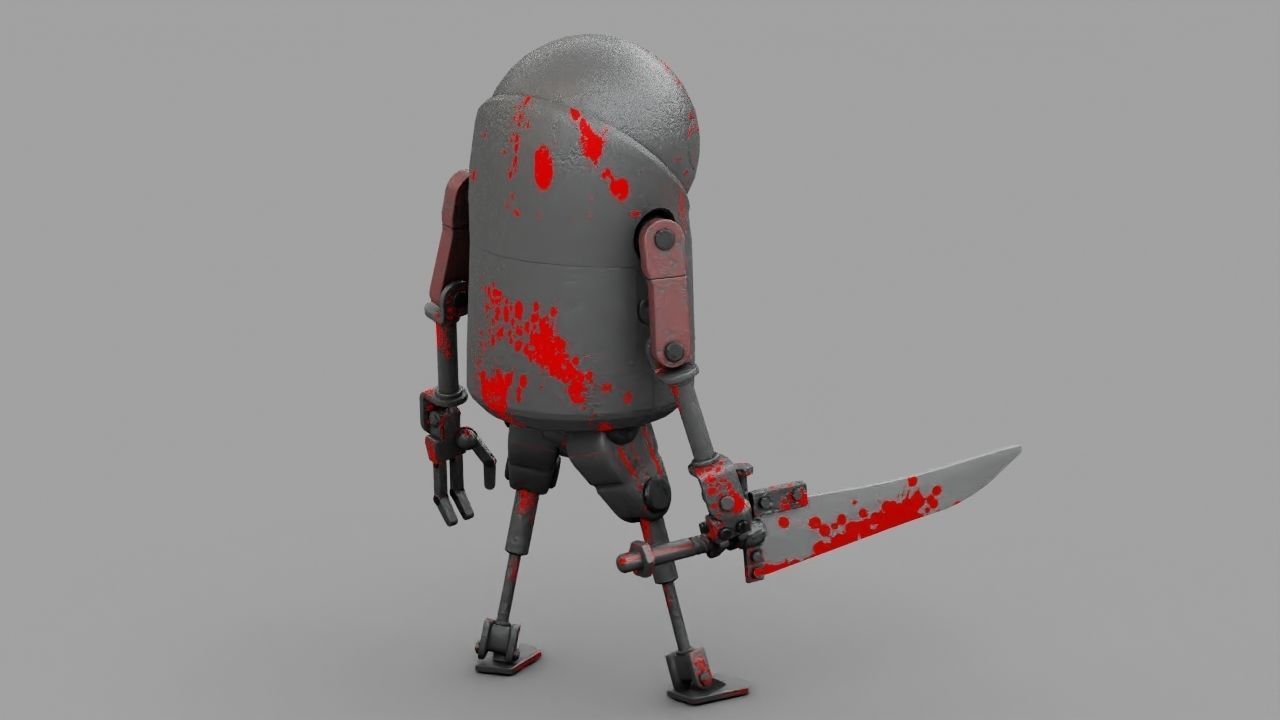 TOON KILLER rigged 3D model_8