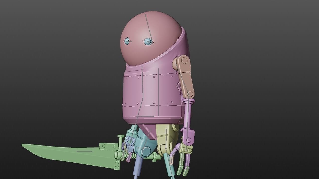 TOON KILLER rigged 3D model_38