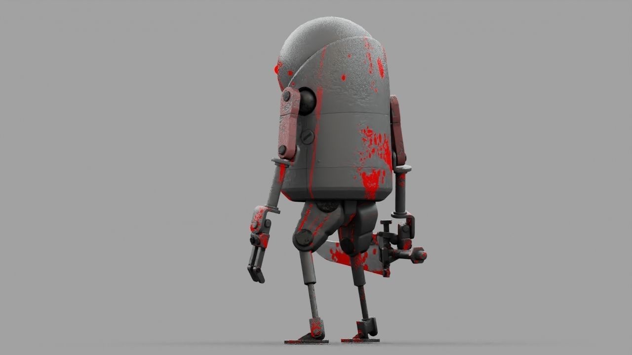 TOON KILLER rigged 3D model_5